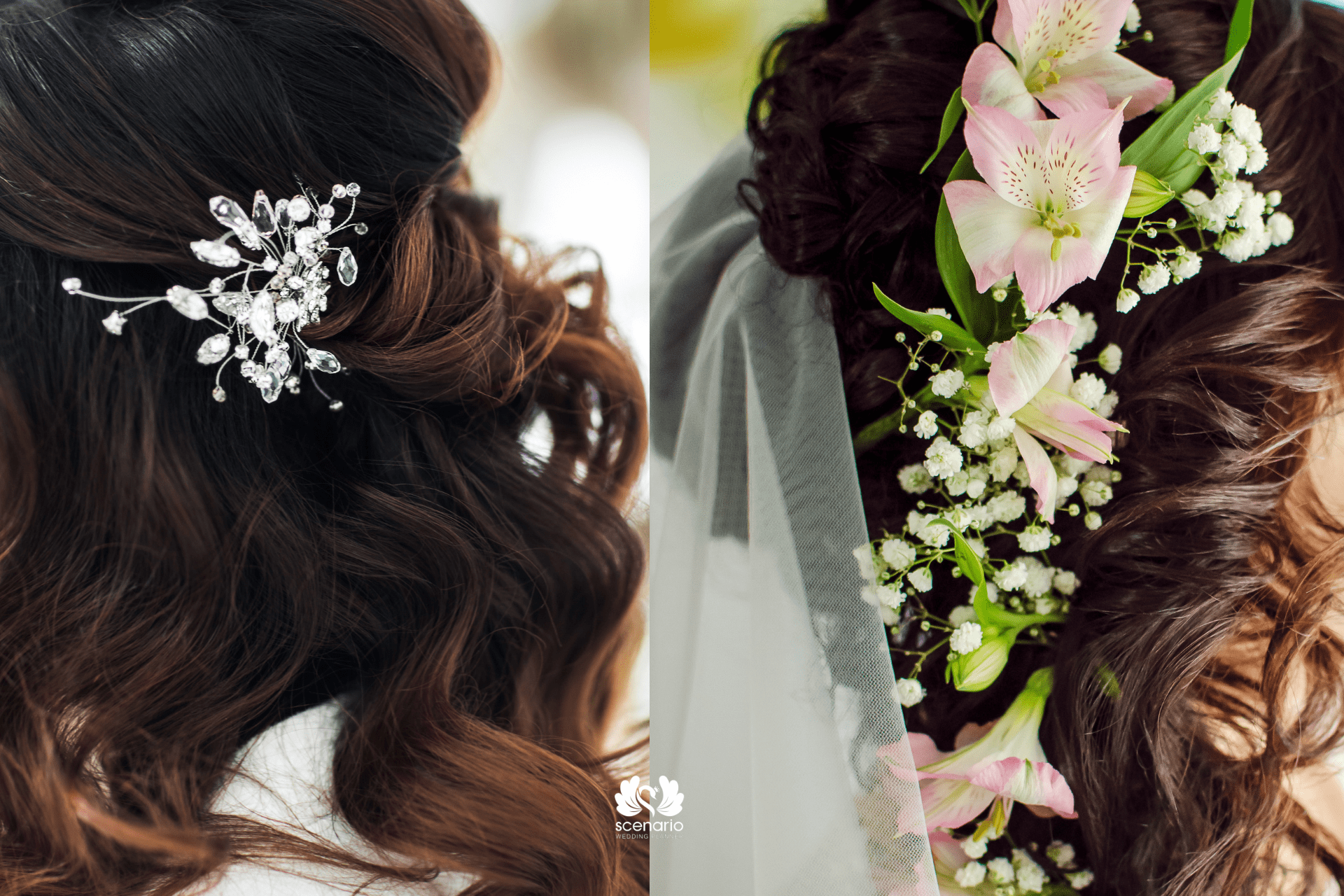 Different Kinds Of wedding Hairstyles in kerala