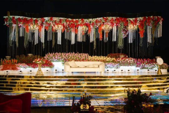 A Riverside Garden Engagement : Designed by a Luxury and Ultra Luxury Wedding Planner in Kerala